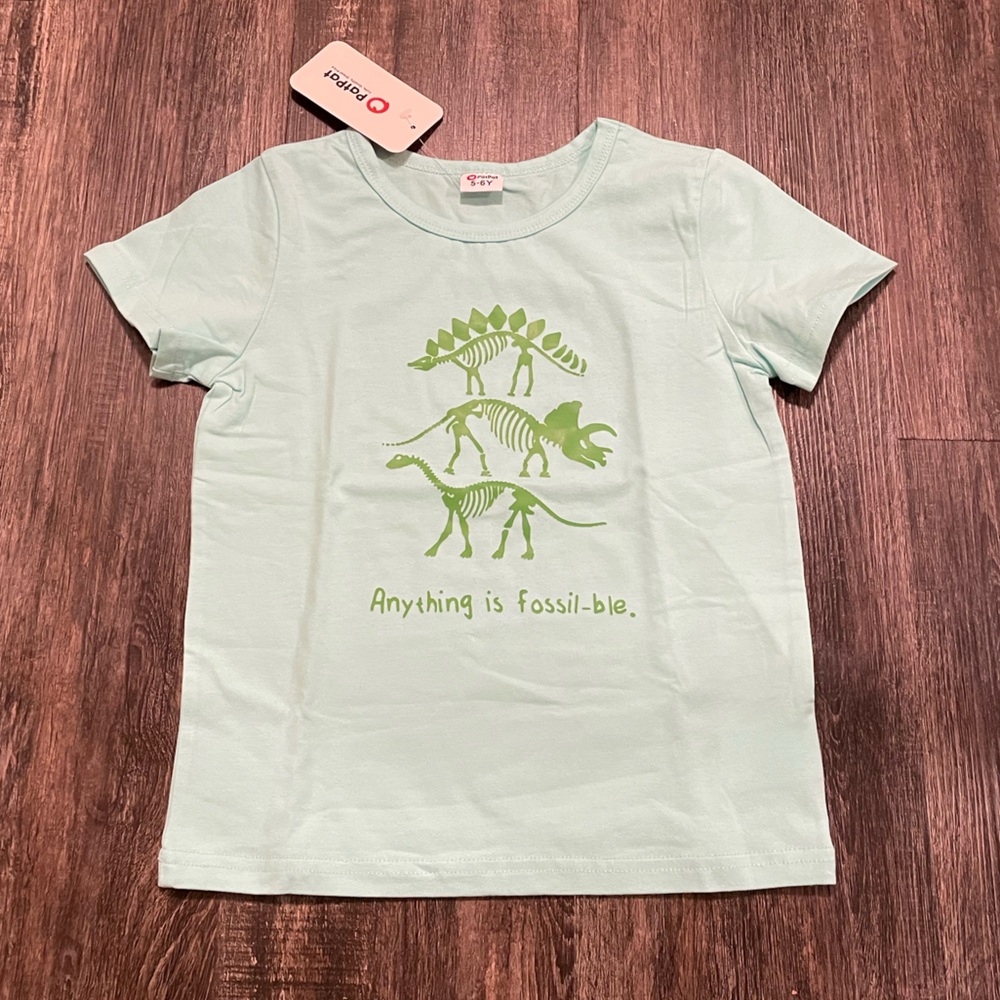 PatPat Dinosaur Tee 5/6